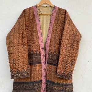 VINTAGE Quilted Bohemian Kimono Jacket